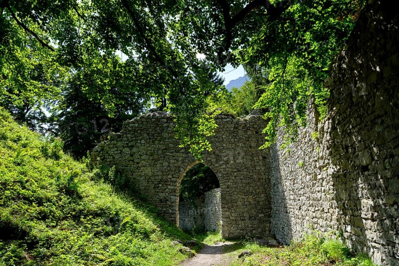 Castle ruin Werdenfels near Garmisch-Partenkirchen