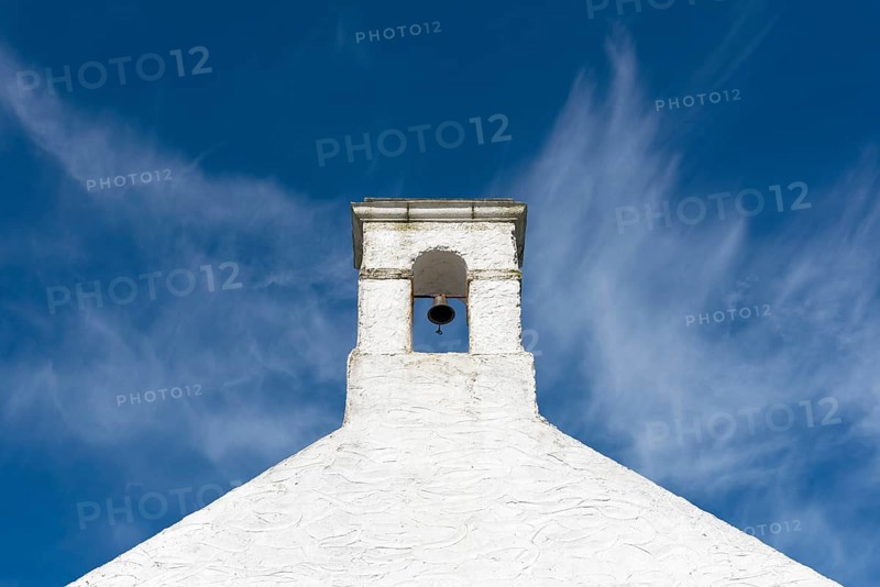 Gable with bell of an old school house