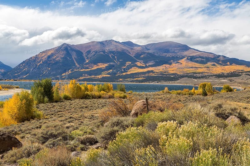 Mountain landscape in autumn
