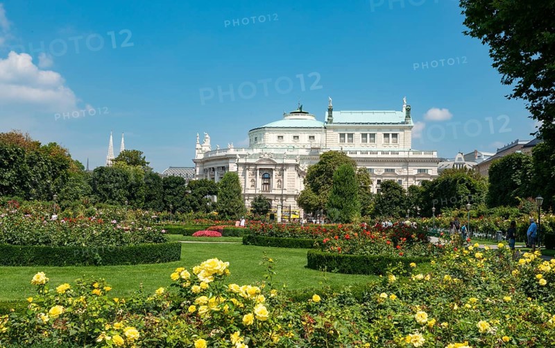 Volksgarten with blooming roses