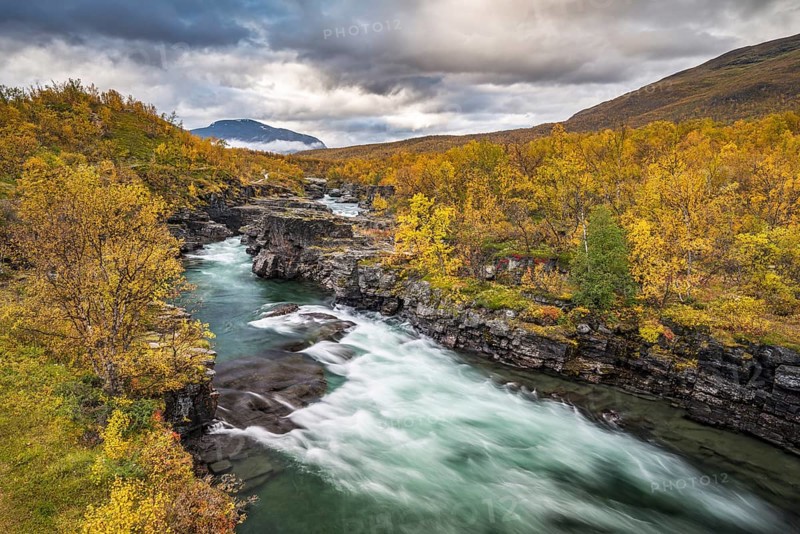 Abisko Canyon in autumn