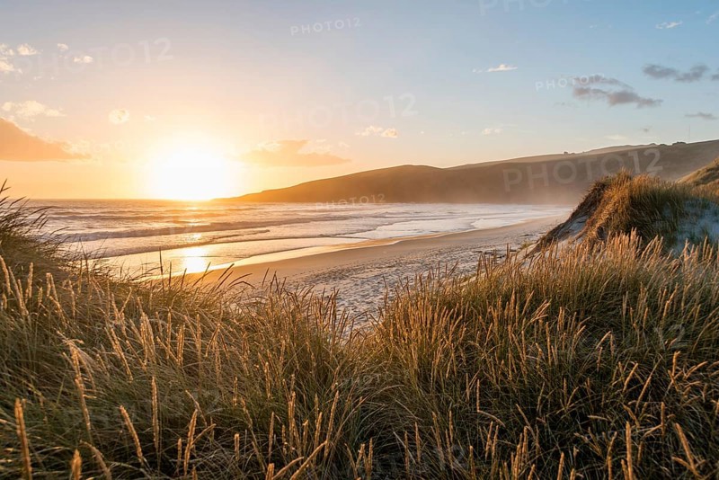 Sunset on the beach