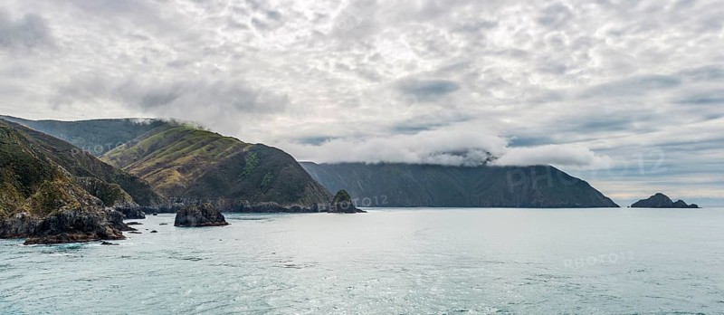 Coast on the sea