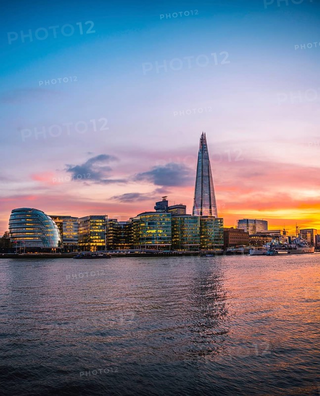 Skyline of the office complex More London Riverside