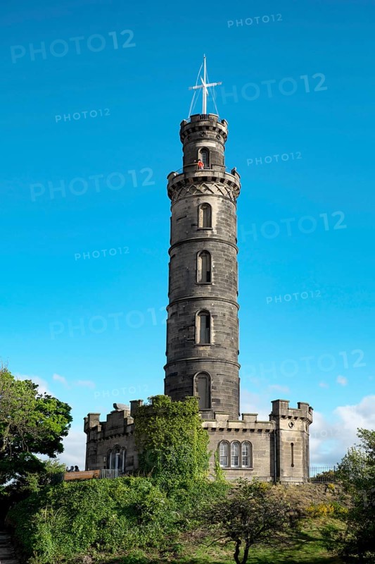Calton Hill with Nelson Monument