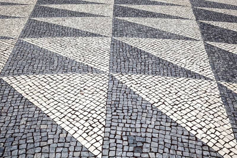 Mosaic pavement