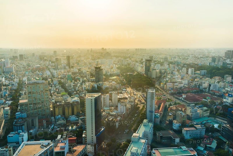 View of Ho Chi Minh City from the Bitexco Financial Tower