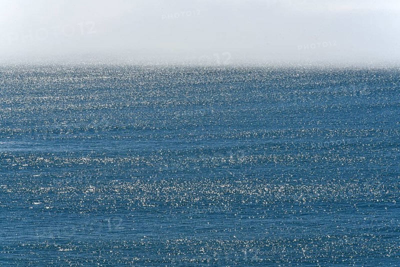 Lake fog over the sea