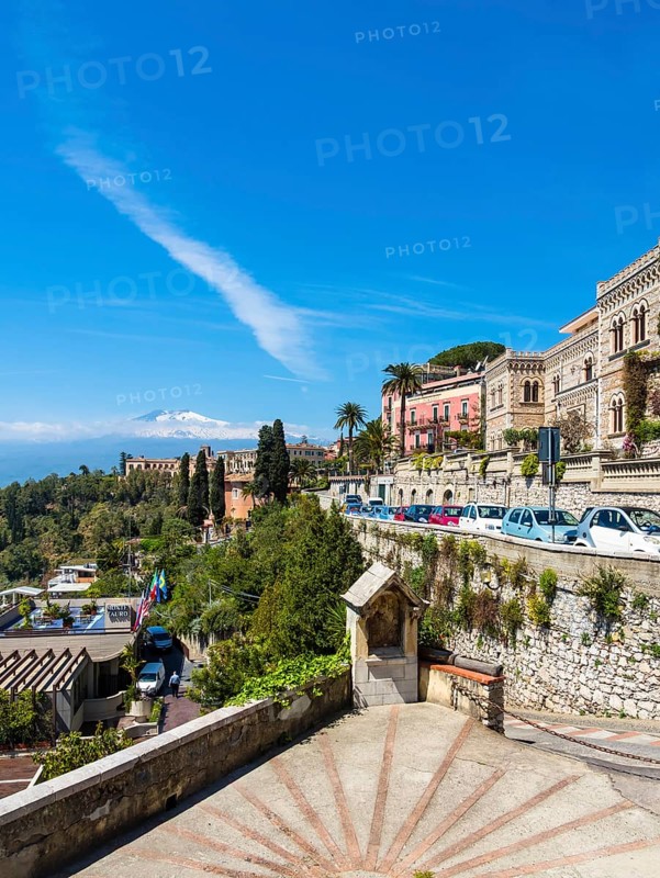 Taormina with Mount Etna