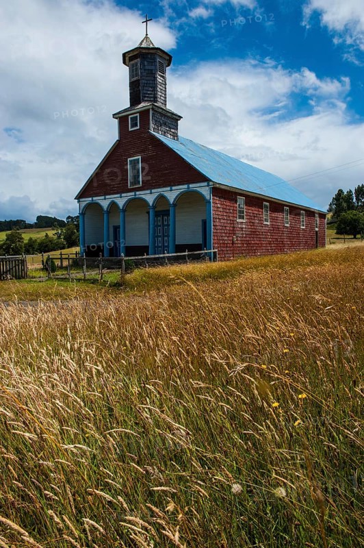 Unesco world heritage site the wooden church of Puchilco