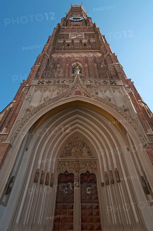 Tower with entrance portal