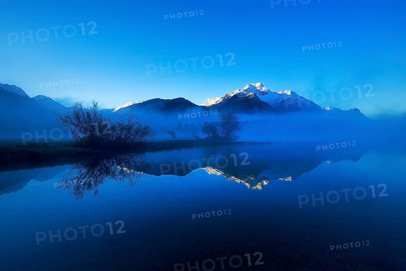 Mist over lake