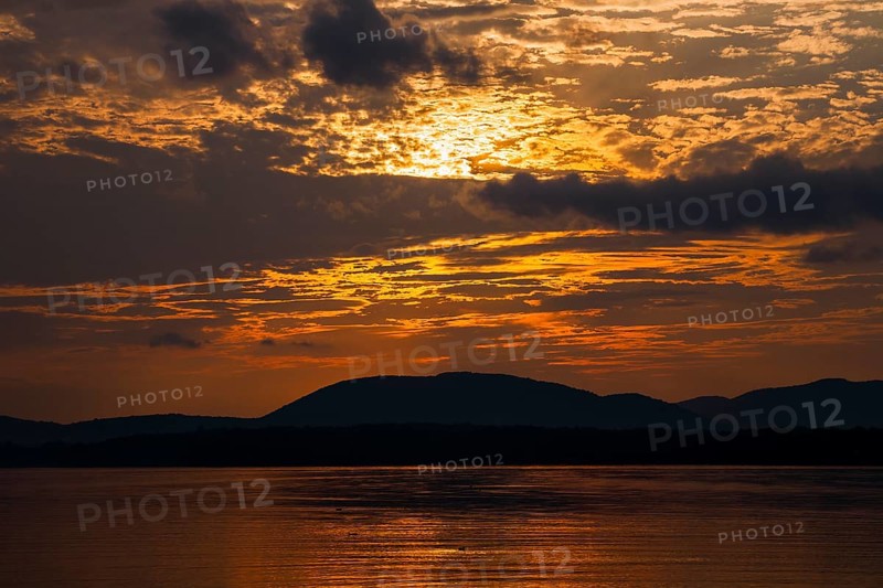 Sunset with clouds