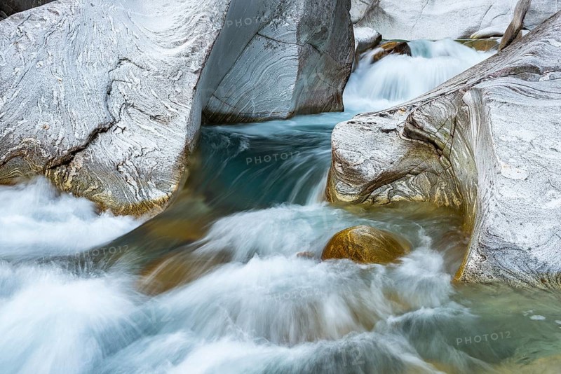The Verzasca mountain river