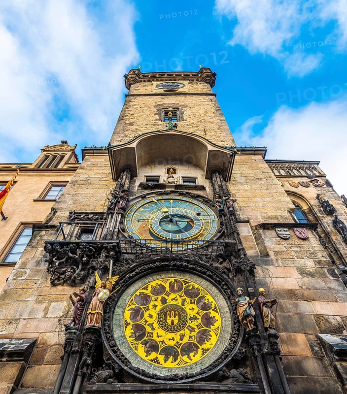Astronomical clock on Town Hall Tower