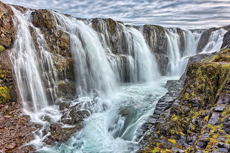 Kolufossar waterfall