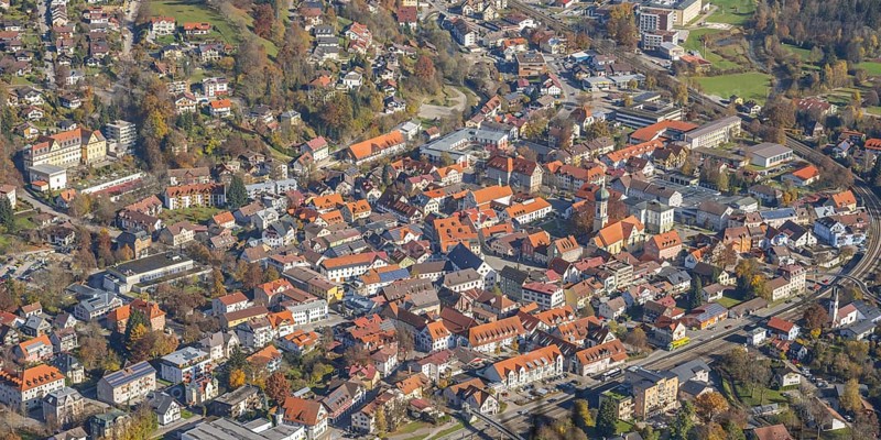 View from Immenstadter Horn on Immenstadt