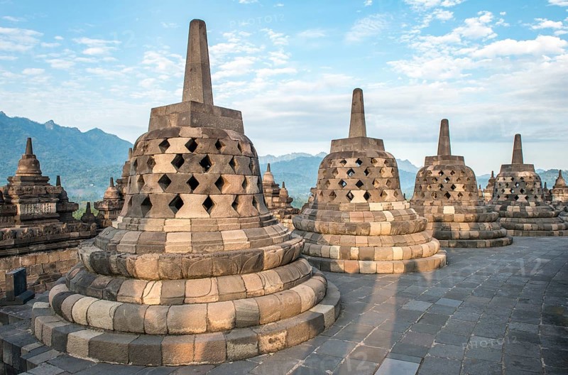 Temple complex Borobudur