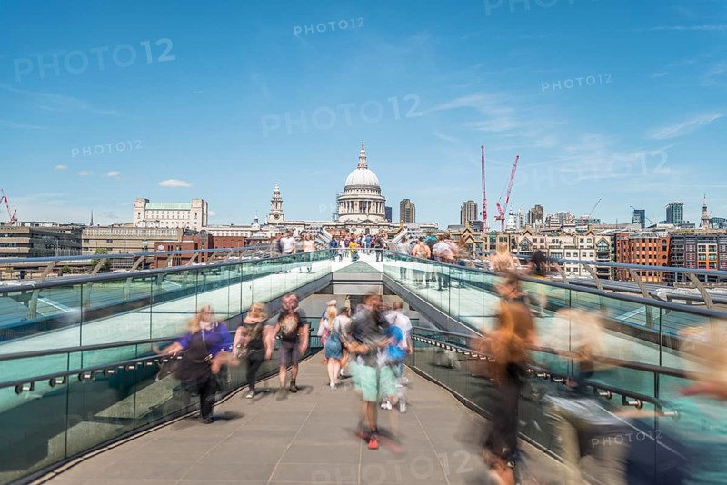 Millenium Bridge and St Paul's Cathedral