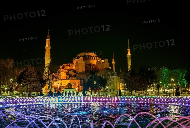 Hagia Sophia by night