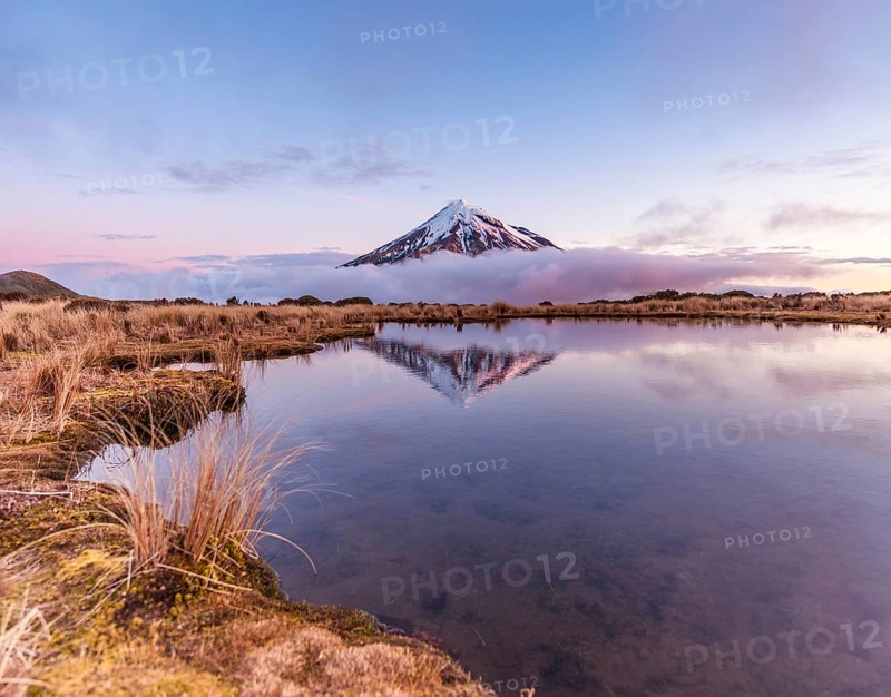 Reflection in Pouakai Tarn lake