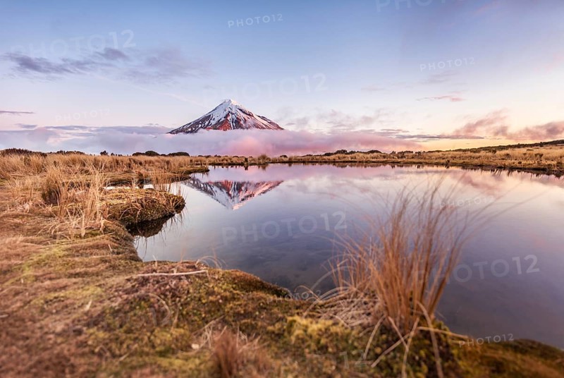 Reflection in Pouakai Tarn lake