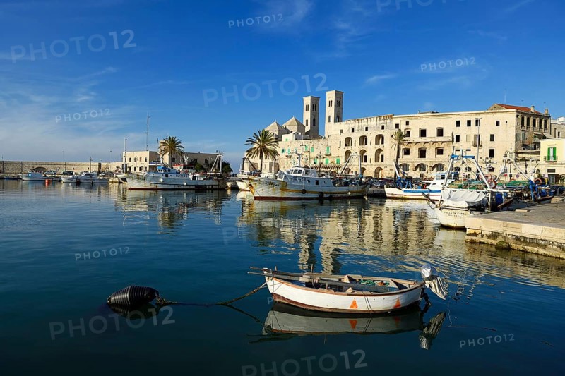 Harbour with old fishing boats
