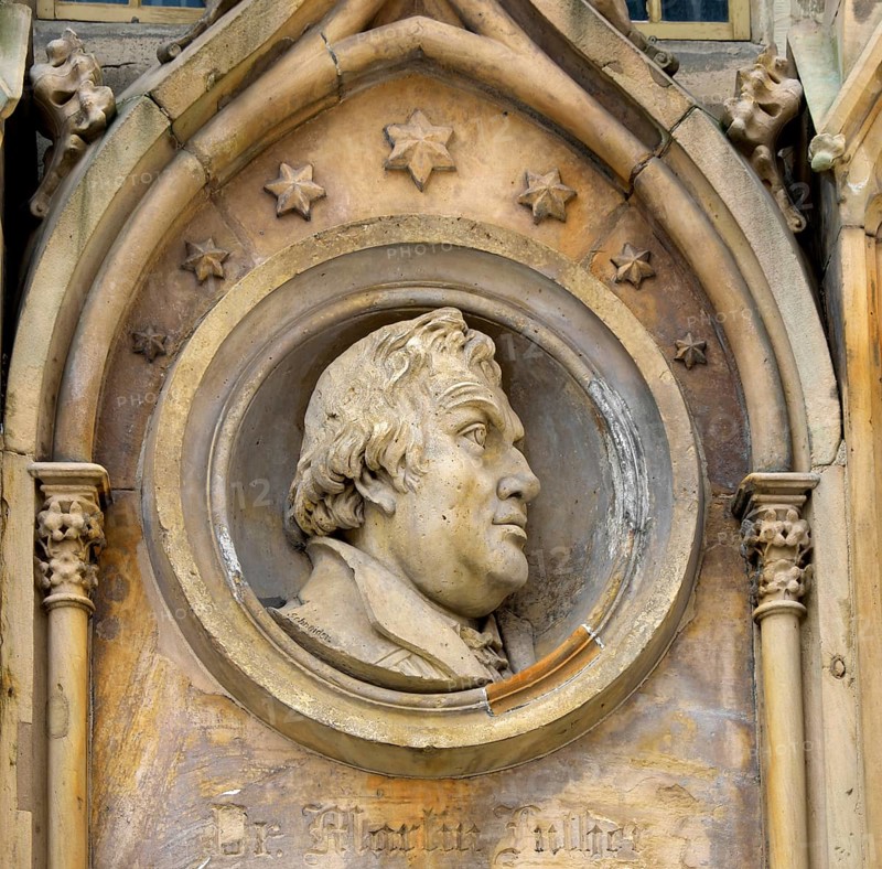 Commemorative plaque to Martin Luther