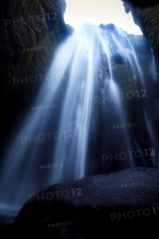 Gljufrabui waterfall near the Seljalandsfoss