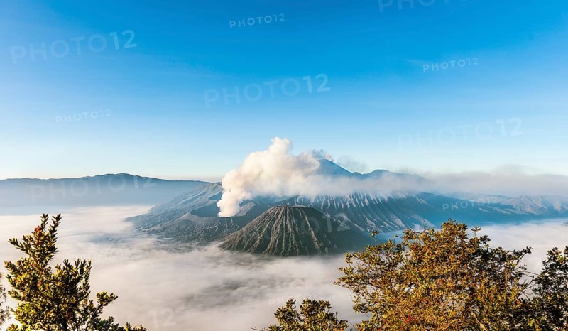 Smoking Mount Bromo