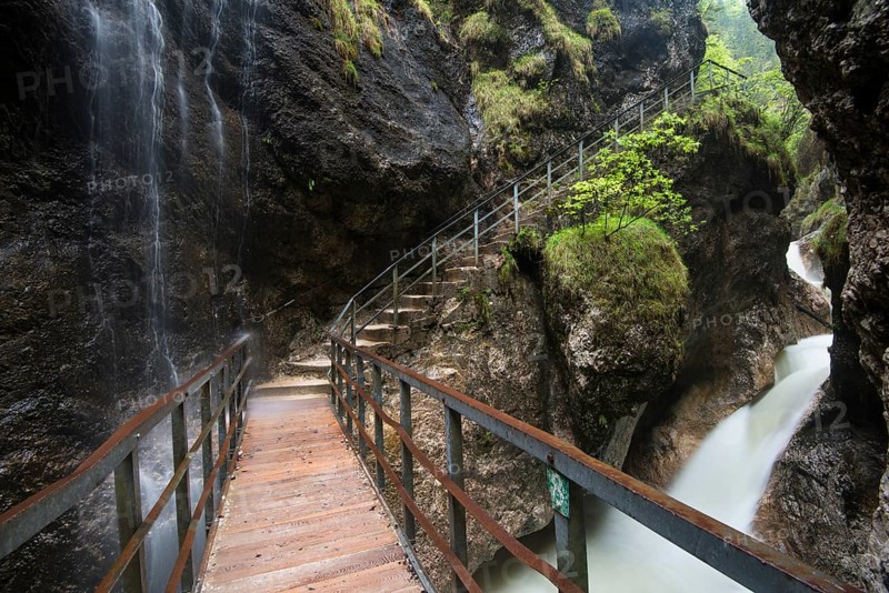 Gorge with stream