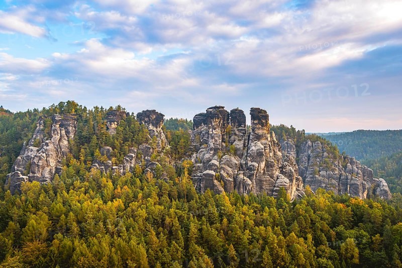 Schrammsteine around the Bastei