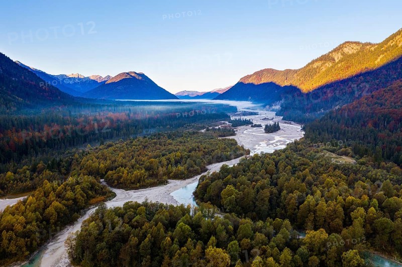 Isar at sunrise