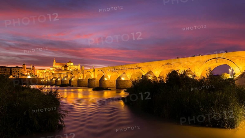 Illuminated Puente Romano