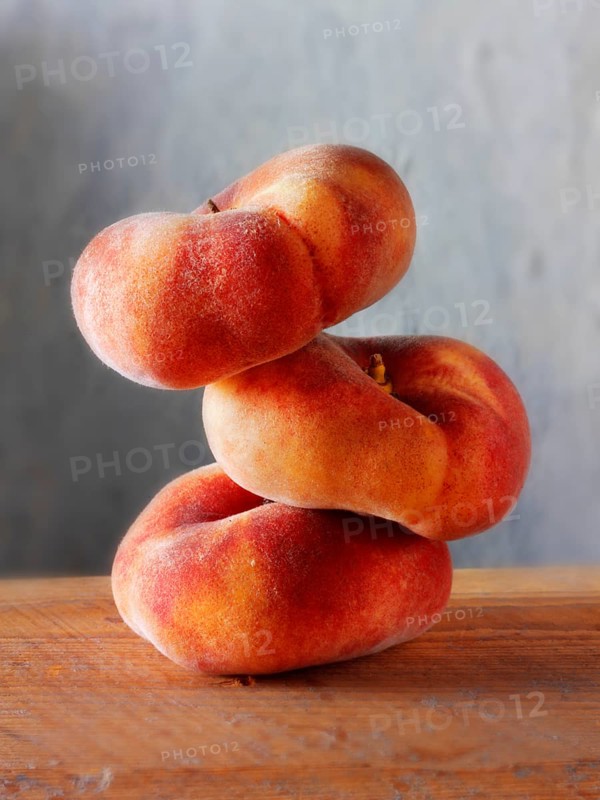 Donut Peaches piled on top of each other