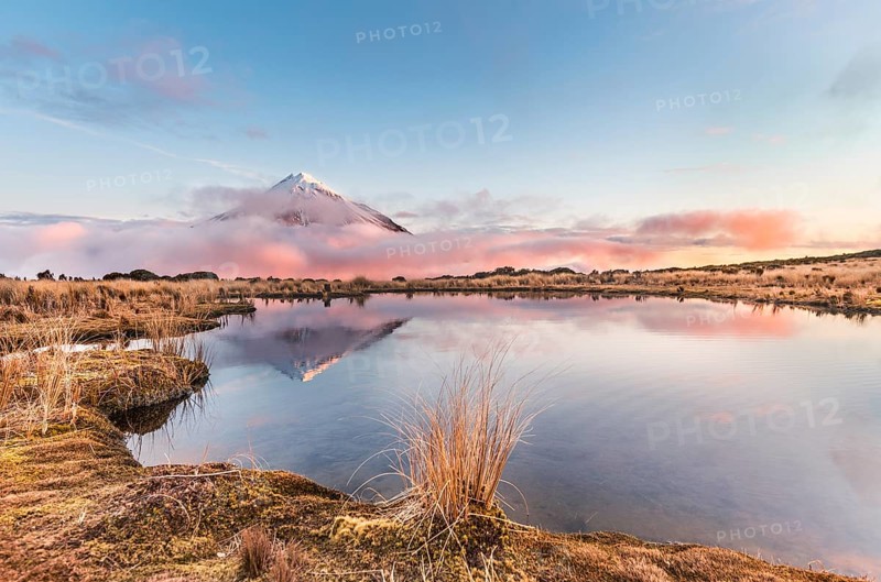 Reflection in Pouakai Tarn lake