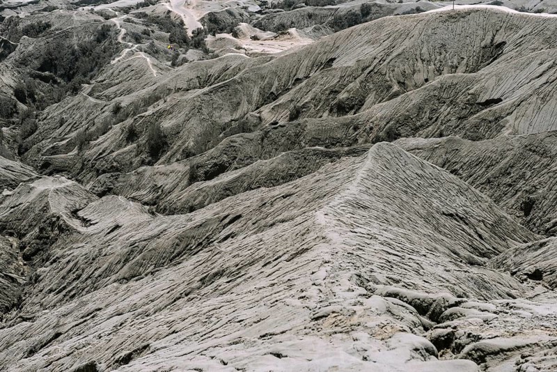 Hostile volcanic landscape