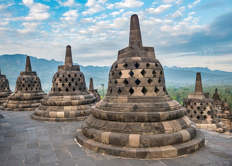 Temple complex Borobudur