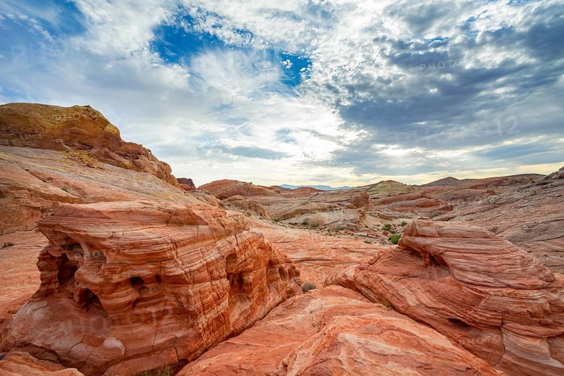 Orange-red rock formations