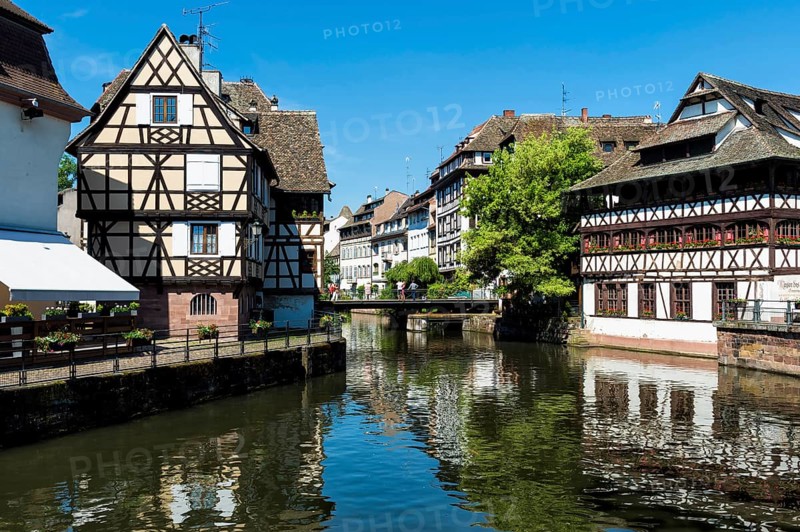 Maison des Tanneurs and timbered houses along the ILL canal