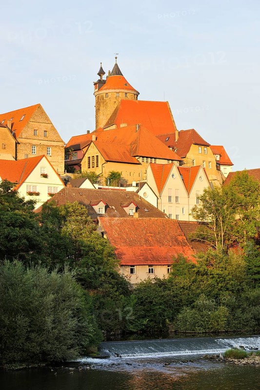 Cityscape of Besigheim an der Enz with Schochenturm
