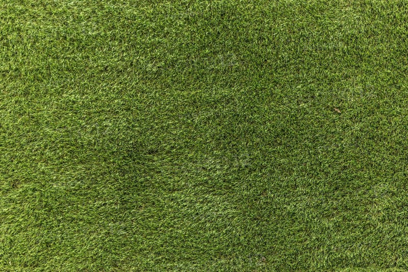 Piece of green artificial turf