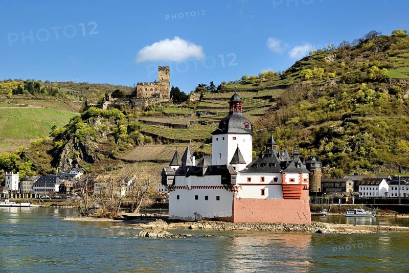 Castle Pfalzgrafenstein with Castle Gutenfels