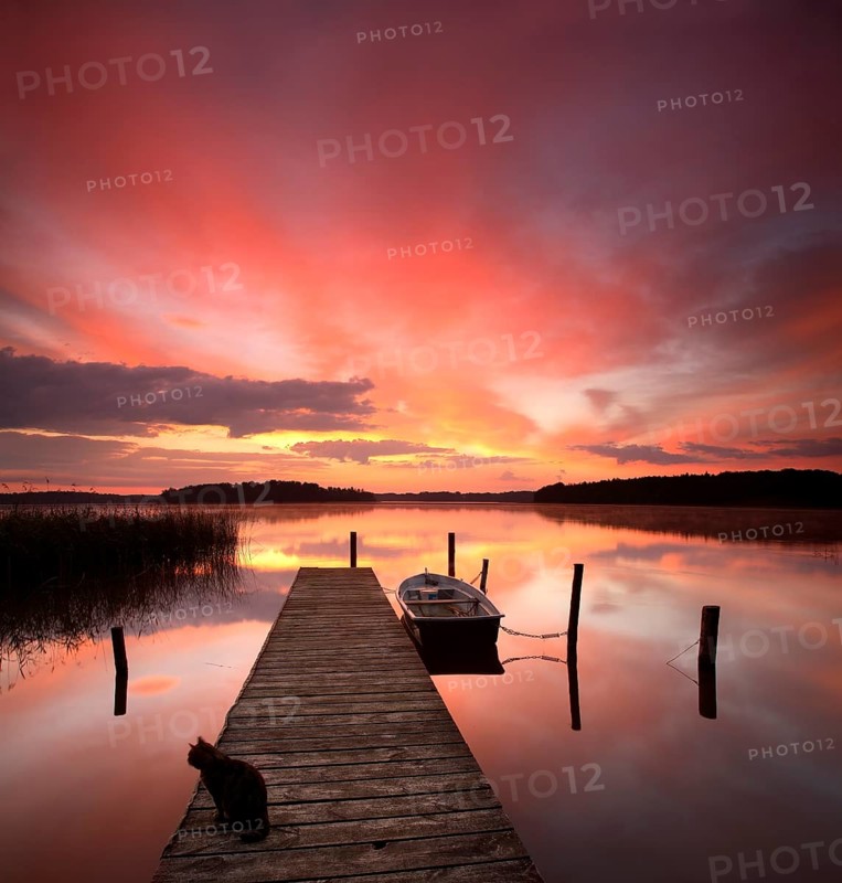 Sunrise at Lake Rheinberger