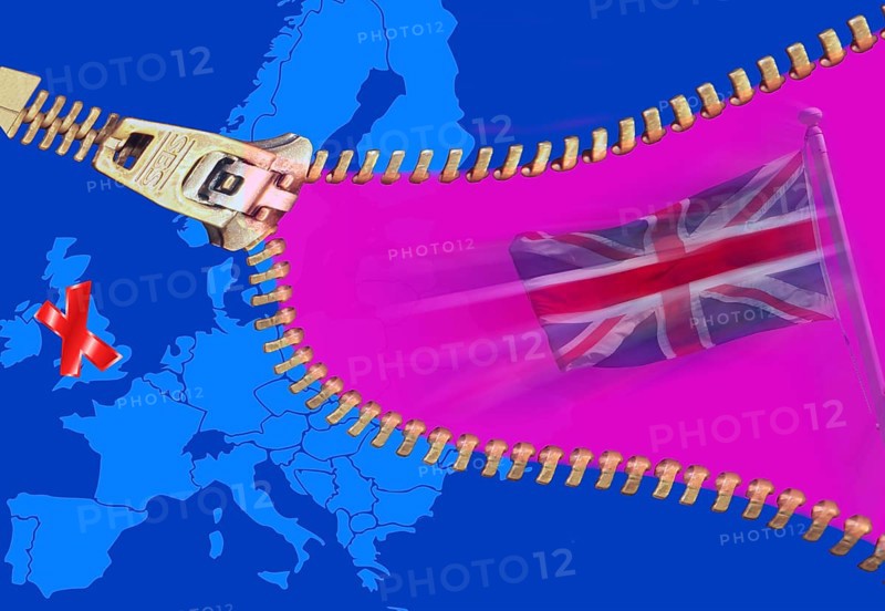 British flag leaves Europe