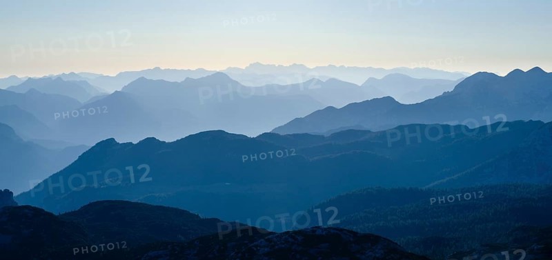 Alps in the Haze Hagengebirge