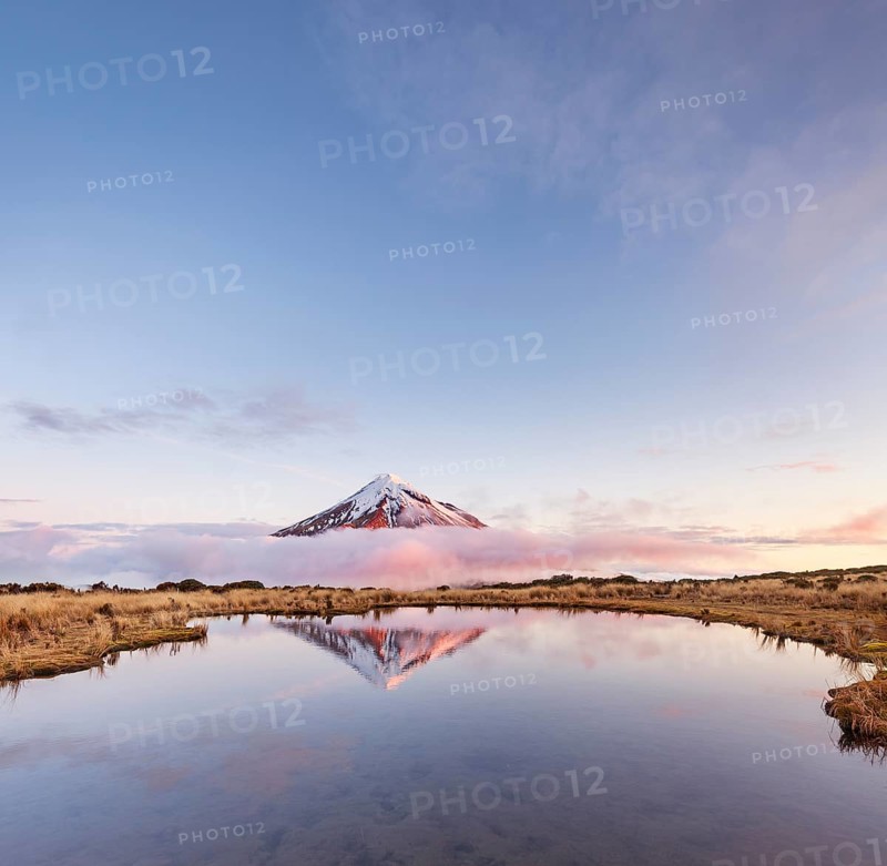 Reflection in Pouakai Tarn lake