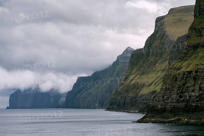 Steep coast near Vestmanna