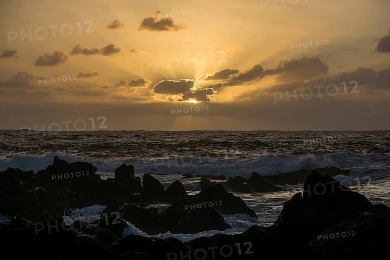 Sunset at the Ponta dos Capelinhos
