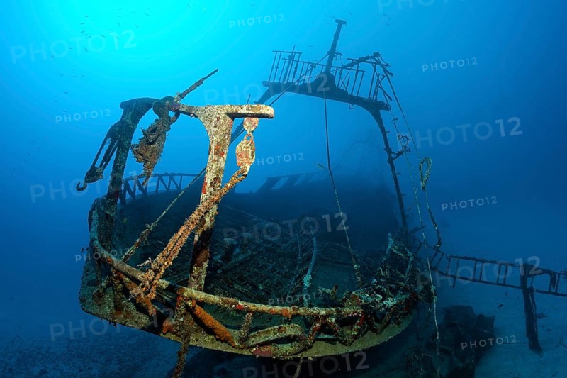 Bow of fishing vessel